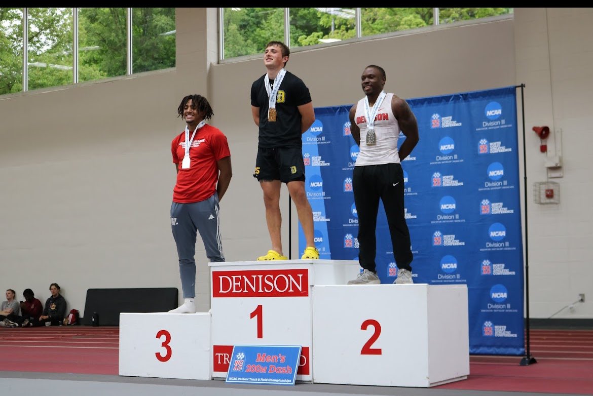 Alumni Alert! Ramily in action. Catherine Guckenberger and Colin O’Malley came up big this past weekends in their conference championship meets. CG - hit the podium for 200 and 4/400. CJAO for the 200/100. #RamProud @GoGCHSRams #Podium