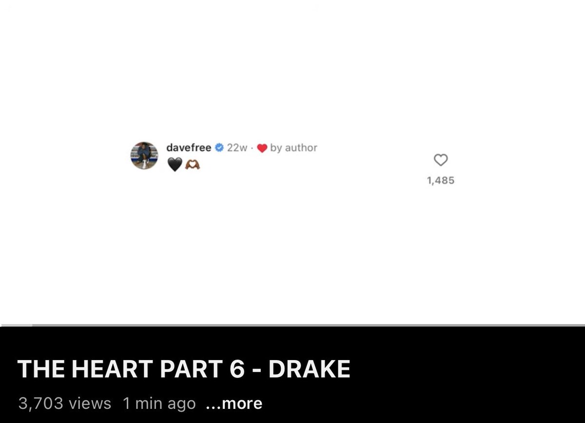 BREAKING: Drake drops Kendrick Lamar diss “The Heart Part 6”‼️😳