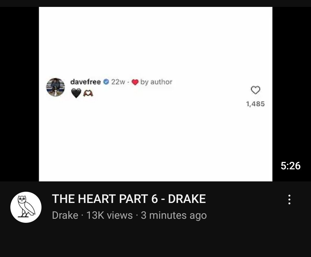 🦉🦉drake fought back. today is blessed!