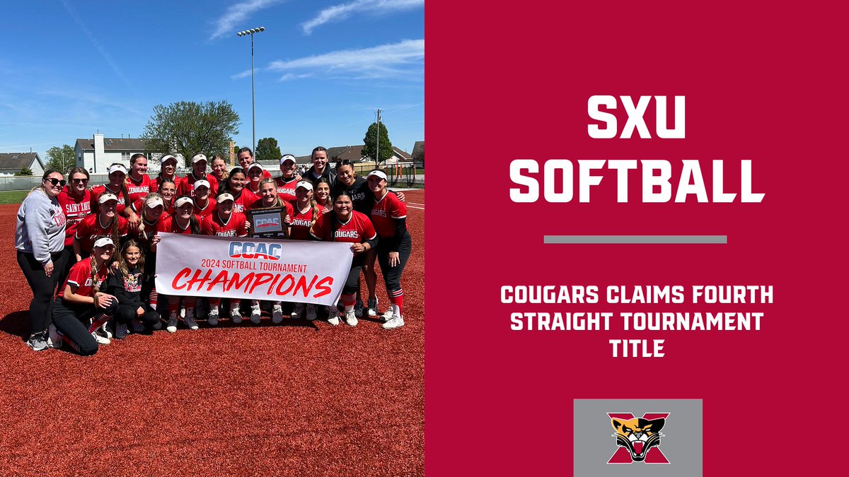 News: @SXUsoftball Defeats USF, 4-1; Claims CCAC Tournament Championship #GoCougs🐾🥎 #WeAreSXU sxucougars.com/news/2024/5/5/…