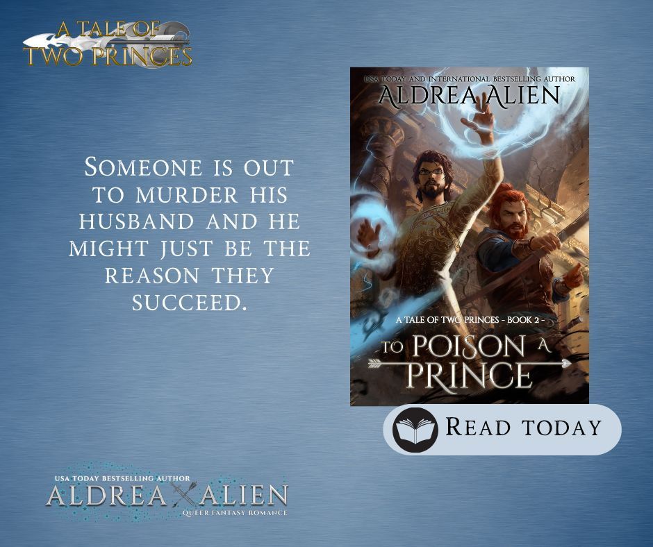 Someone is out to murder his husband and he might just be the reason they succeed...

Read this sequel to To Target the Heart today!
books.aldreaalien.com/TPaP

#mmromance #fantasyromance #queerbooks