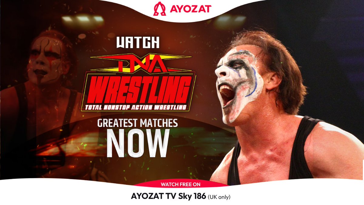 The legends clash once again! Tune in now for TNA Wrestling: Greatest Matches on AYOZAT TV Sky 186. Relive the adrenaline-pumping action and epic showdowns that have defined wrestling history!– *For UK viewers only* #TNA #TNAwrestling #wrestling #sport @ThisIsTNAUK
