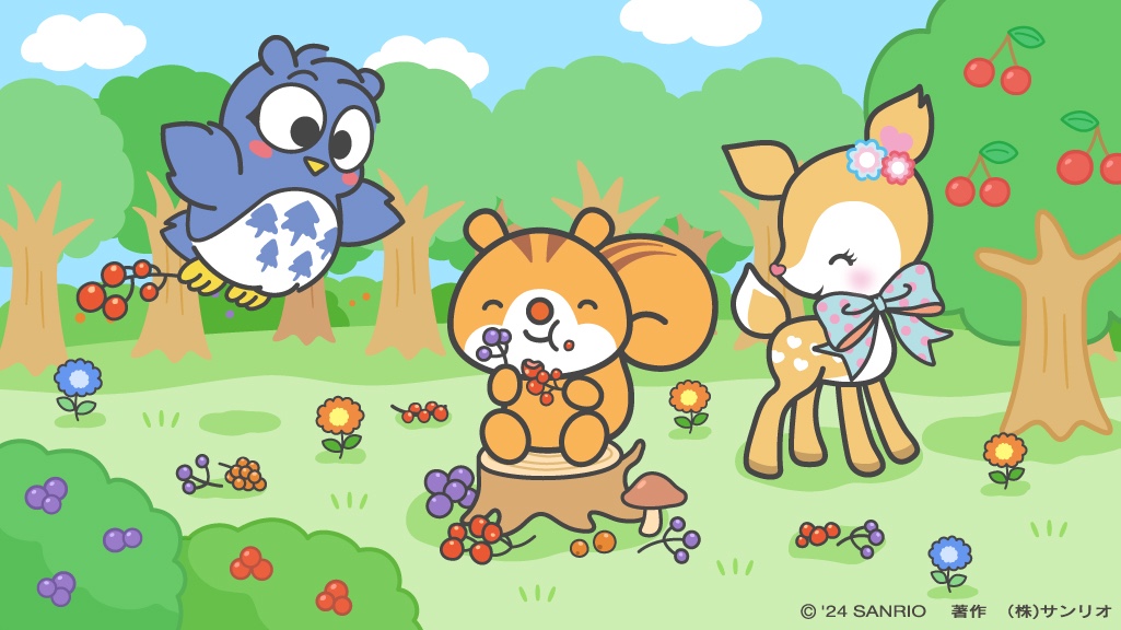 森の中から楽しそうな声が聞こえてきたよ。 #パタパタペッピー「クプ