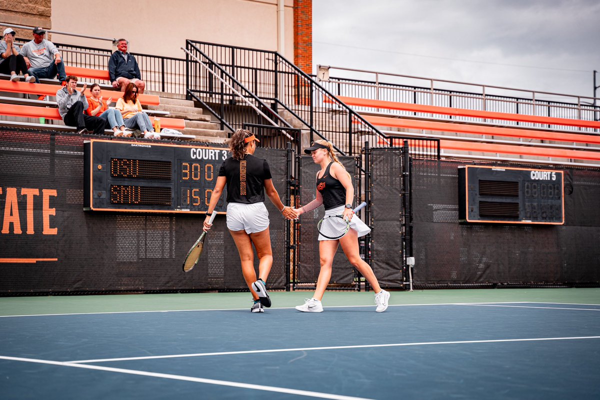 Second round sweepin’ 🧹 #GoPokes | #AdvantageOSU