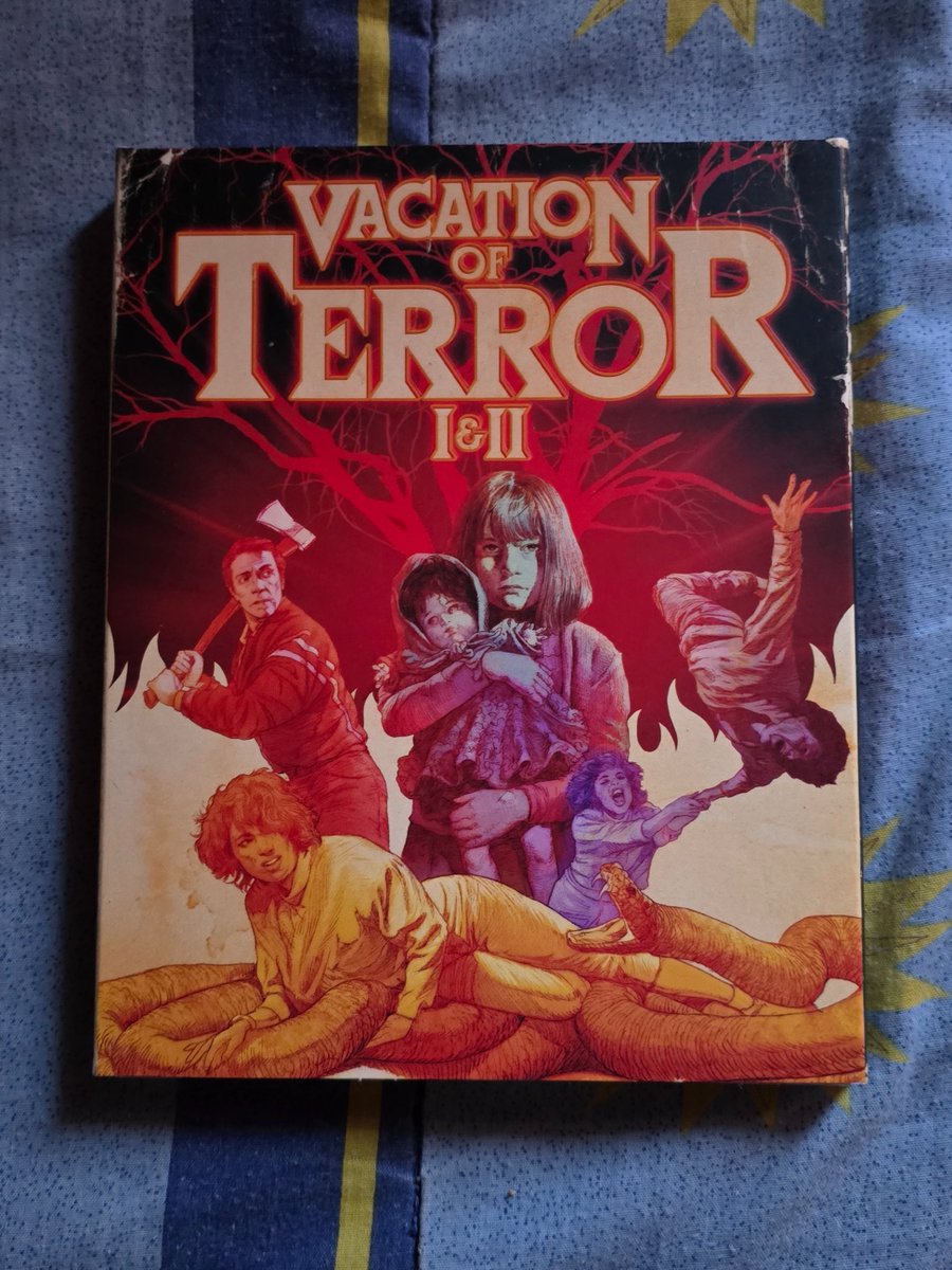 Tonight's movie - Vacation of terror (1989) from @VinegarSyndrome I will be watching PT1 which will be a first watch for me #PhysicalMedia #VinegarSyndrome #VacationOfTerror #HorrorCommunity #HorrorFamily