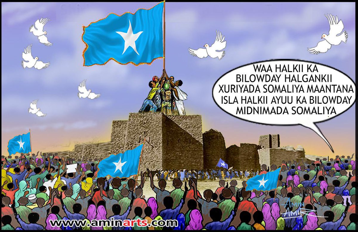 YassSomali's tweet photo. #Taleex waa #Halgan & #Xorriyad.
Soomaaliya xoriyaddeeda iyo ilaalinta midnimadeeda kulanyaal baa ciida u hoos maray!
@SSCKhaatumo @TheVillaSomalia @HamzaAbdiBarre @aminarts https://t.co/aGNqhNzY02