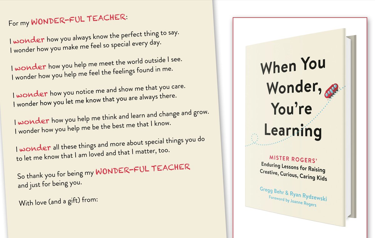 🍎 Teacher Appreciation Week is May 6-10. Please thank that #teacher who has connected with your kid and sparked something special for you and your family.