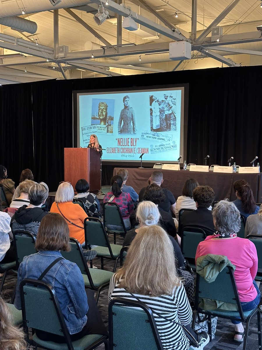 HistoryCenter's tweet photo. Thanks to everyone who joined us today to explore women’s role in journalism throughout history with esteemed author Brooke Kroeger and the Women’s Press Club of Pittsburgh! @brookekroeger @wpcpgh https://t.co/MNFqf3nJ26