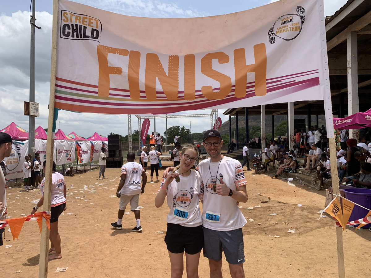 We did it! We managed to get round the <a href="/SierraLeoneMara/">SierraLeoneMarathon</a> half marathon in crazy temperatures to support life transforming work in this wonderful country. 

Thanks to all those who’ve donated, you still can make a difference here: justgiving.com/team/norfolk-f…