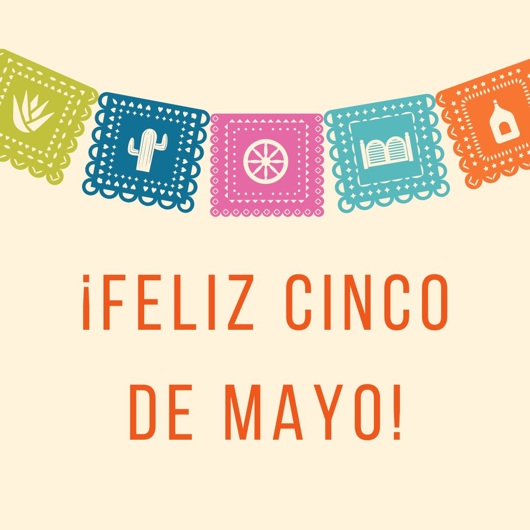 Happy Cinco de Mayo! This holiday marks the victory of the Mexican army over France at the Battle of Puebla in 1862. Although it's not a major holiday in Mexico, it's become an important opportunity for Mexicans in the U.S. to celebrate their history and cultural heritage!