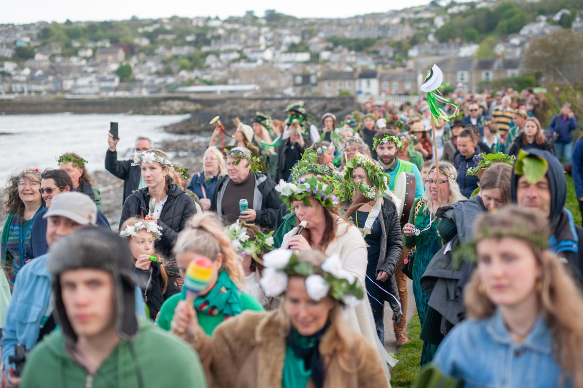 Some of my photos from this evening's Penzance May Horns #penzance #cornwall #mayhorns2024