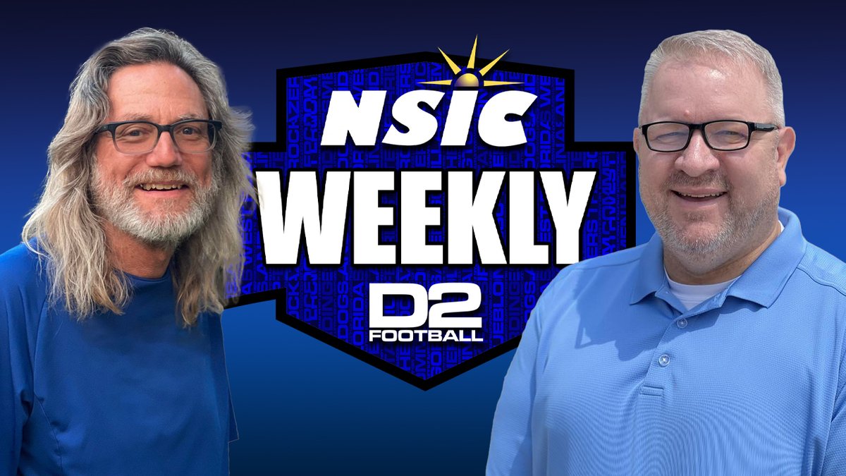 Tonight. 8pm Eastern. NSIC Weekly. Get a little D2 fix on YT youtube.com/@d2football1973, FB facebook.com/D2football, and right here on X.