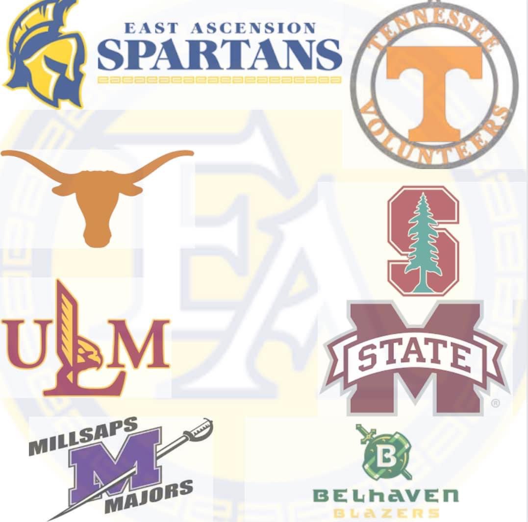 Thank you to all the university’s that stopped by EA for week 1 of spring football!  #wEAre #begrEAt #wintoday #recruitEA @texasfootball @hailstatefb @stanfordfball @vol_football @ulmfootball @millsaps_football @belhavenfootball
