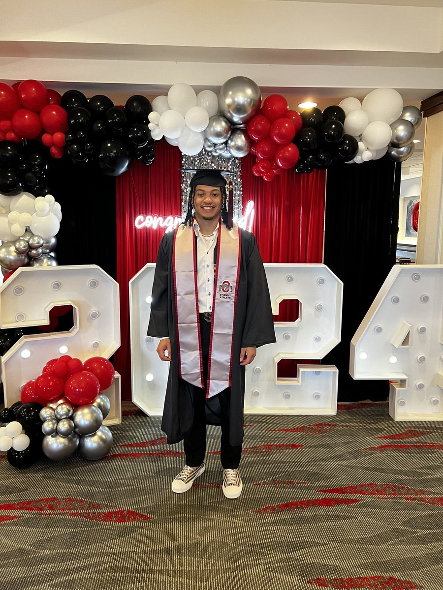 Congratulations to former Big Red Cameron Martinez for graduating with his Bachelor’s degree from @OhioState!!!