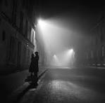 Earl Leaf. Un couple, la nuit 1948. Paris