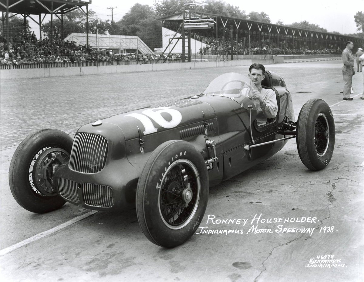 Nasceu em 05/05: Ronney Householder (foto 1938) #AAA #indy500 #ims #indycar #champcar