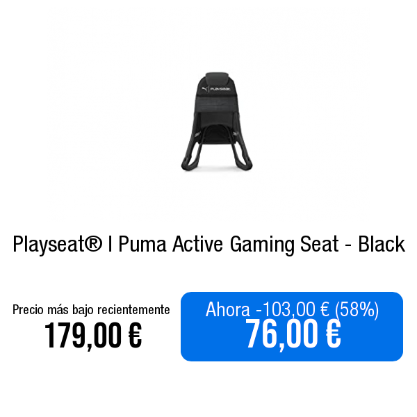 ↗️Ver en Amazon: amazon.es/dp/B0839FVKTL?…

Playseat® | Puma Active Gaming Seat - Black