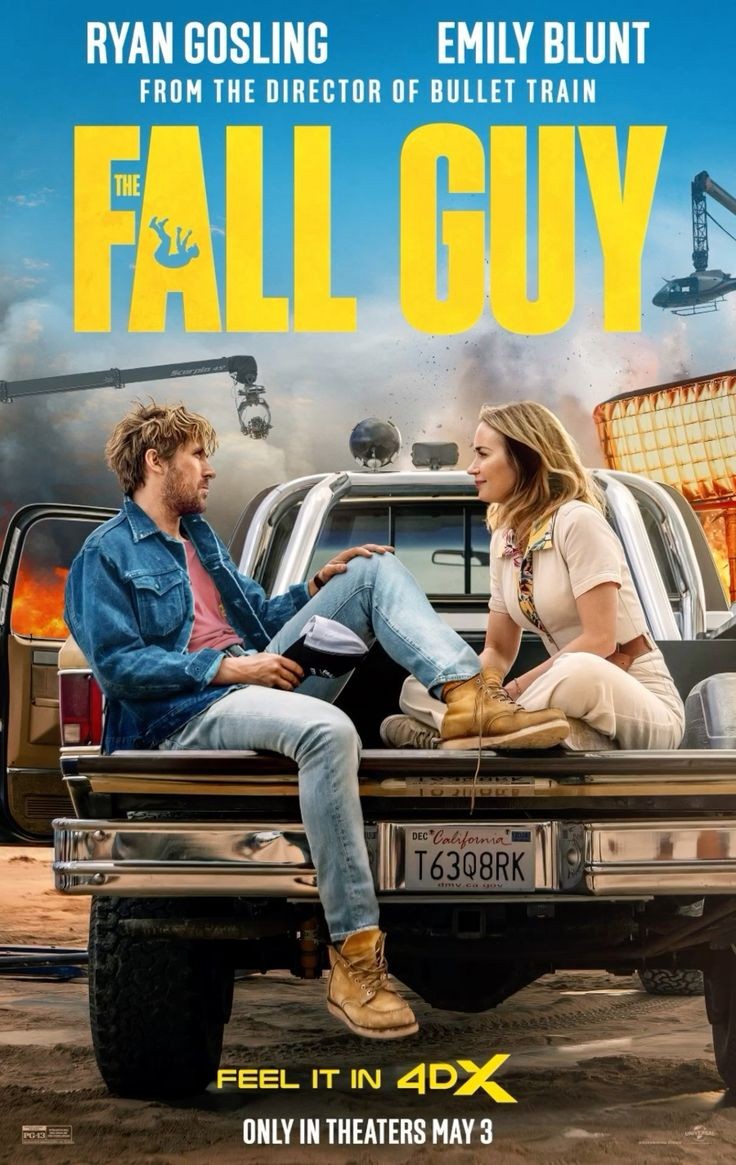 #TheFallGuy 
Rating: 2.75/5
Although The movie had it's moments but lacks engaging audience, Ryan Gosling and Emily blunt look perfect ♥️. 2nd portion of movie was pretty good . A timepass watch !! 

#RyanGosling #EmilyBlunt