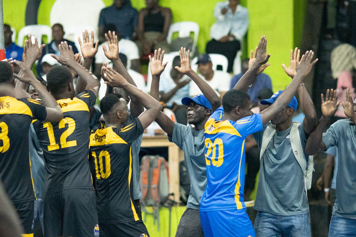 A 3:0 victory for game one against KAVC has acted as cake for our brother @amonb_official’s birthday who showed up to support the blacks today at the old Kampala sports Arena .( 25:17 , 26:24, 27:25) @DanielOkwee @Emanzi20 @CAVBPress @volleyballworld @USPAmedia @Ugvolley