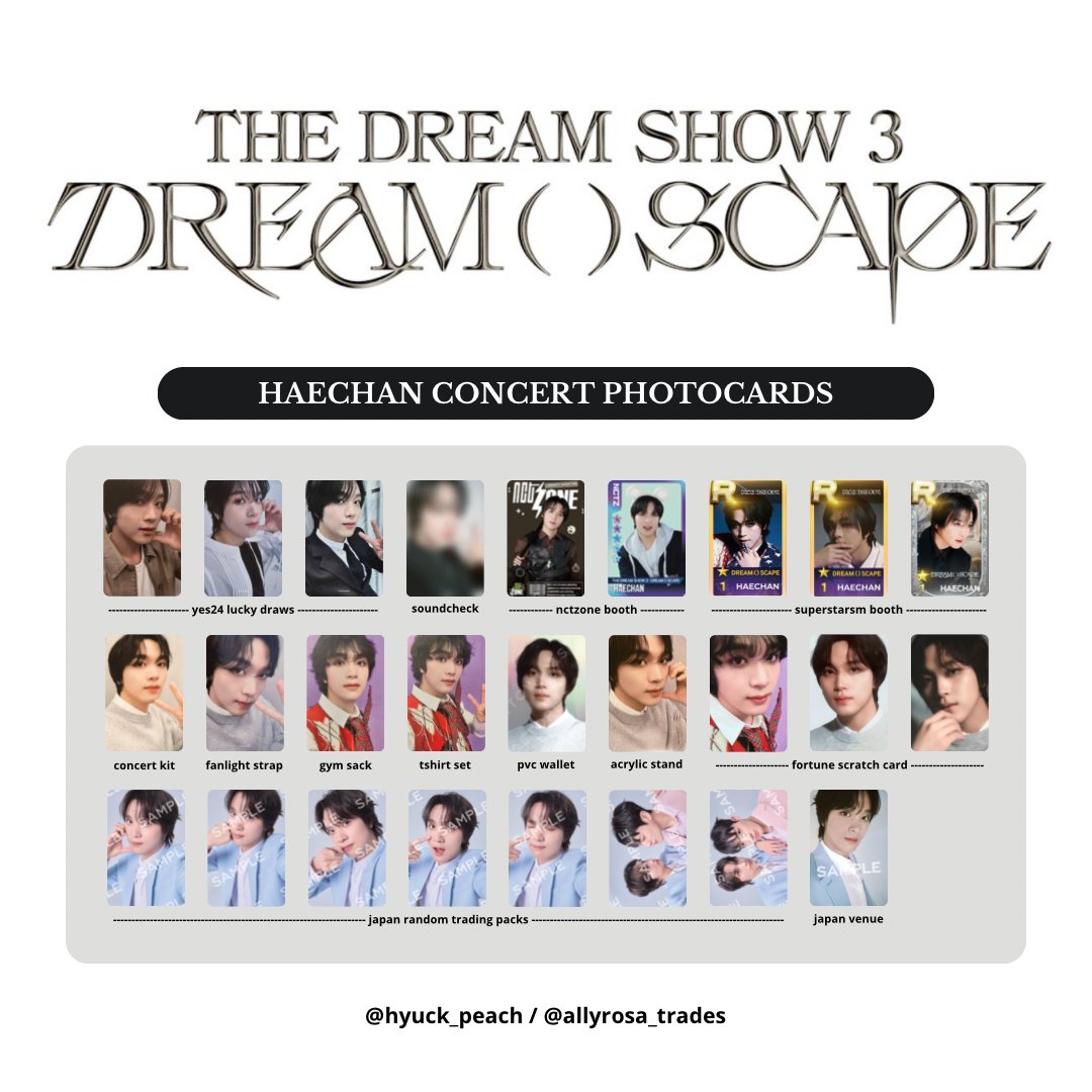 nct dream SHOW ヘチャン THE DREAM SHOW 3 MD gym sack ヘチャン NCT DREAM - Gym Sack Set