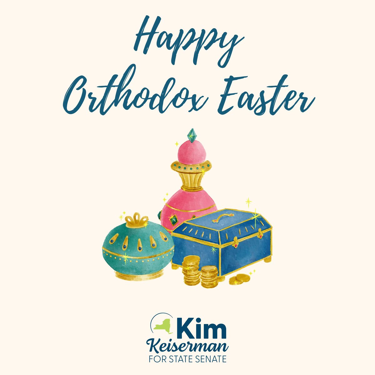 Happy Orthodox Easter to all those who celebrate! As you gather with family and friends this evening, I wish you nothing but joy and happiness.