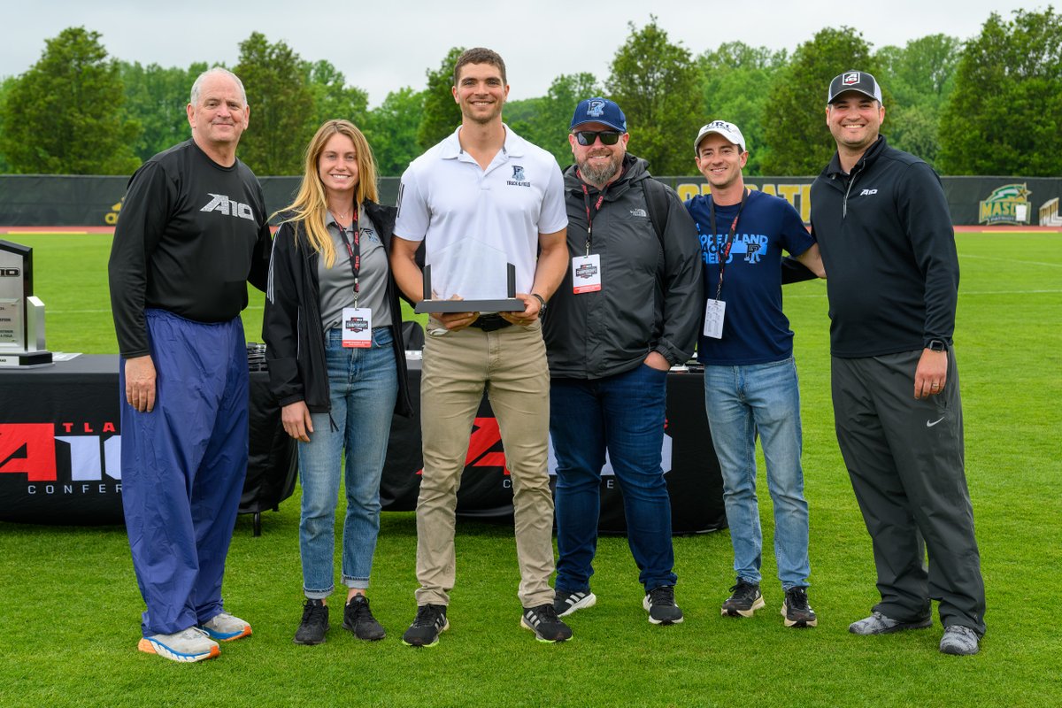 atlantic10's tweet photo. #𝗔𝟭𝟬𝗢𝗧𝗙 𝗖𝗢𝗔𝗖𝗛𝗘𝗦 𝗢𝗙 𝗧𝗛𝗘 𝗬𝗘𝗔𝗥

MEN'S -- Trent Baltzell | @RhodyMTrack 
WOMEN'S -- Jon Riley | @VCUTracknXC https://t.co/hLt5coCtK9