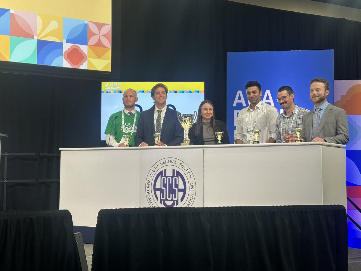 julie riley (@rileyendouro) on Twitter photo Resident bowl champions representing the SCS. They definitely earned it and knew more of those answers than I did. <a href="/AmerUrological/">Amer. Urol. Assn.</a> <a href="/SCSAUA/">South Central Section of the AUA</a> Resident bowl champions representing the SCS. They definitely earned it and knew more of those answers than I did. <a href="/AmerUrological/">Amer. Urol. Assn.</a> <a href="/SCSAUA/">South Central Section of the AUA</a>