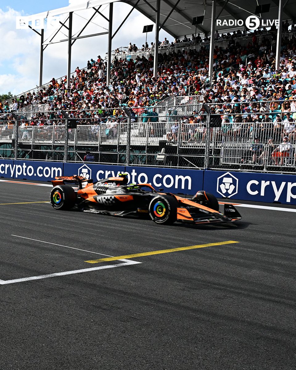 🏆 LANDO NORRIS WINS HIS 1ST F1 GRAND PRIX! 🏆 'McLaren cannot believe it!- @imharrybenjamin Hear from F1's newest race winner, and the rest of the #MiamiGP podium, on @BBCSounds 📲 bbc.co.uk/5live #BBCF1