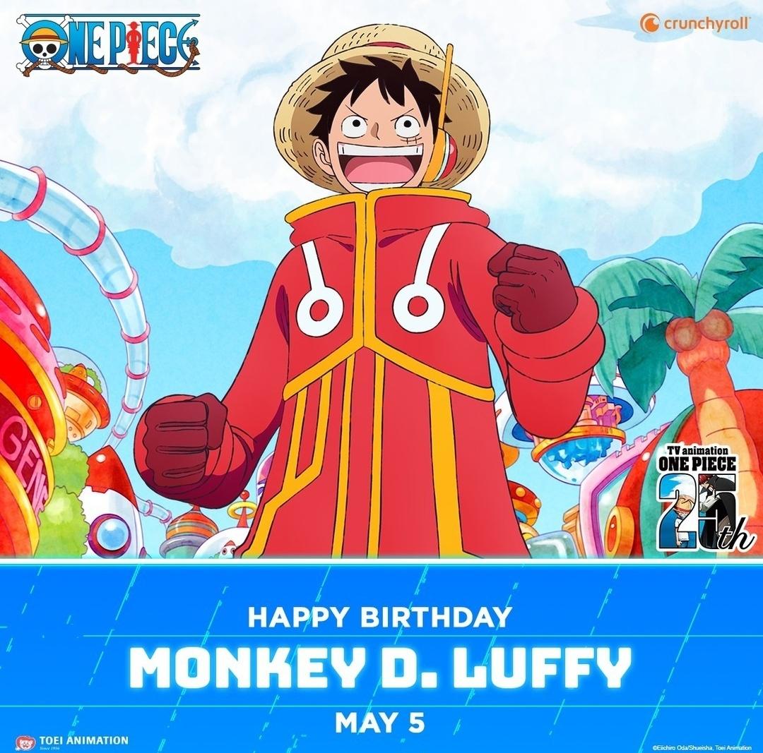 Happy Birthday Monkey D. Luffy! #Luffy #OnePiece