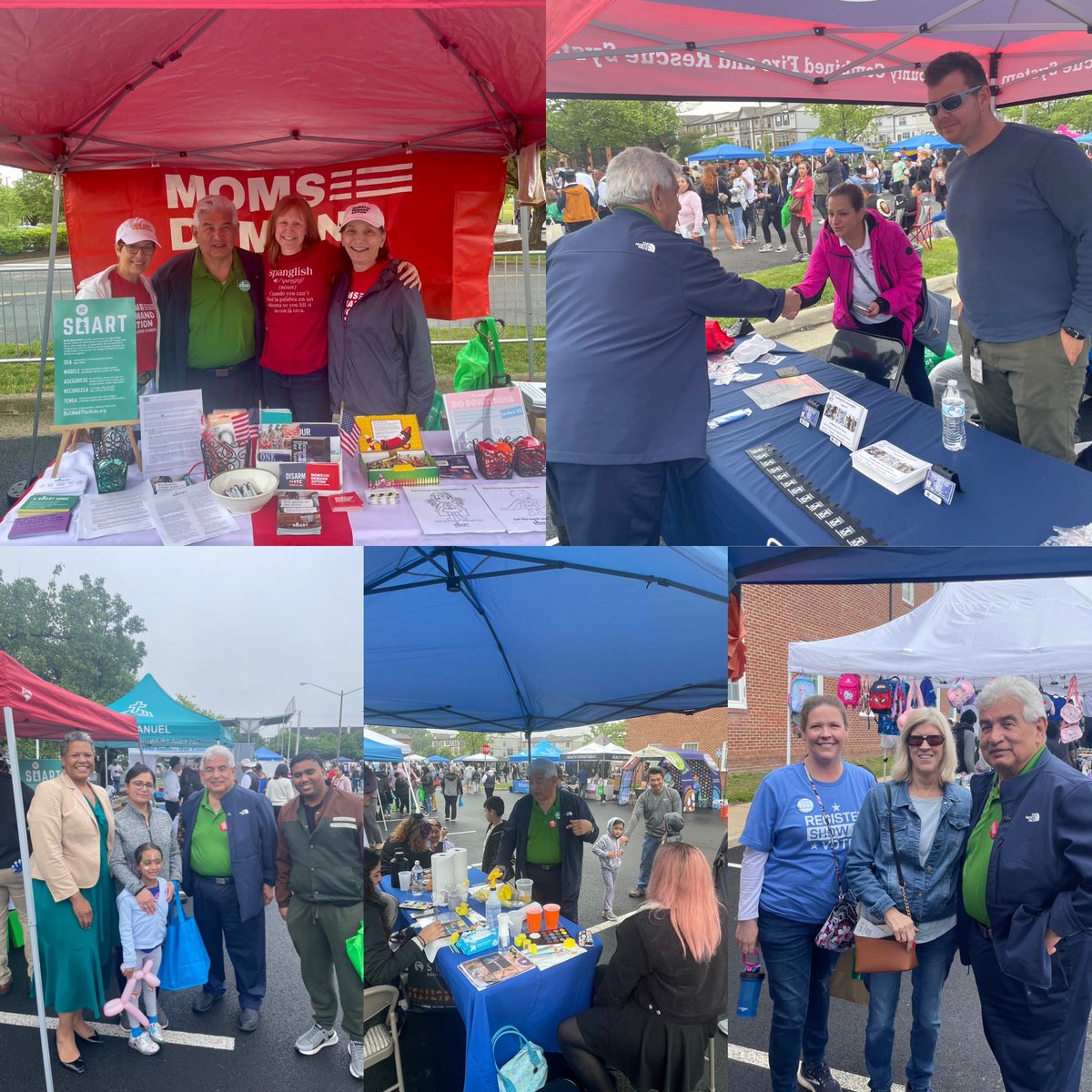 Wonderful to see so many friends at the Loudoun Latino Festival today.