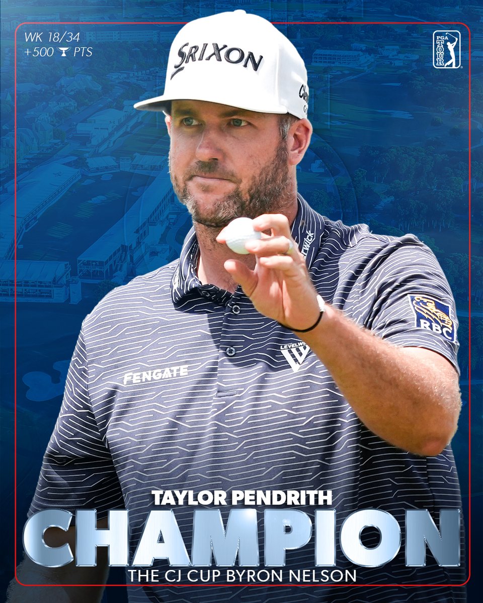 O Canada 🇨🇦

<a href="/TaylorPendrith/">Taylor Pendrith</a> breaks through for his first TOUR victory @CJByronNelson!