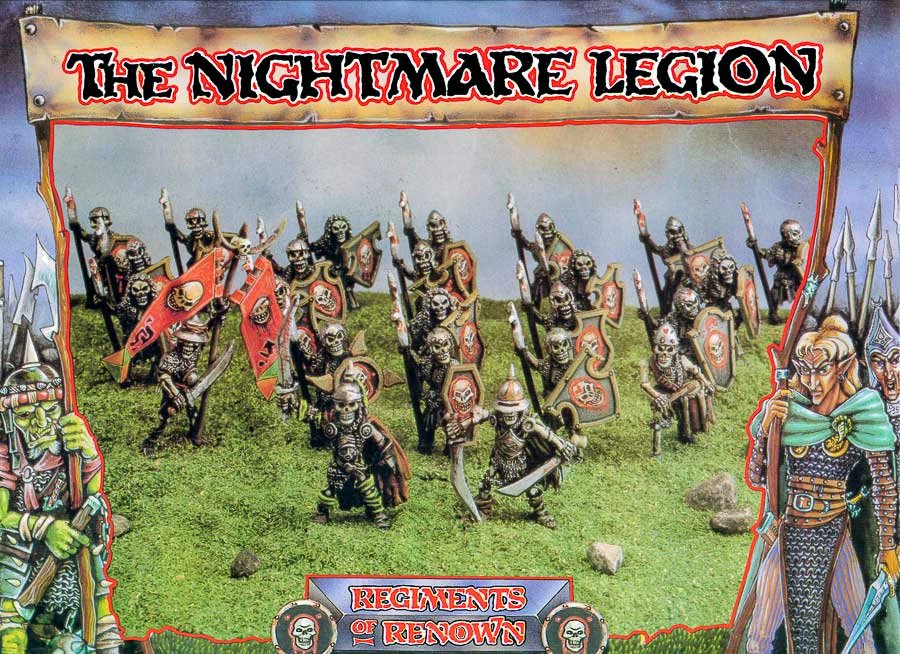Ennio Mordini's incredibly Nightmare Legion - Tilean mercenaries returned from the dead to exact revenge on their betrayers. A classic #oldhammer Regiment of Renown (the only one I personally own).

#Warhammer #WarhammerArt