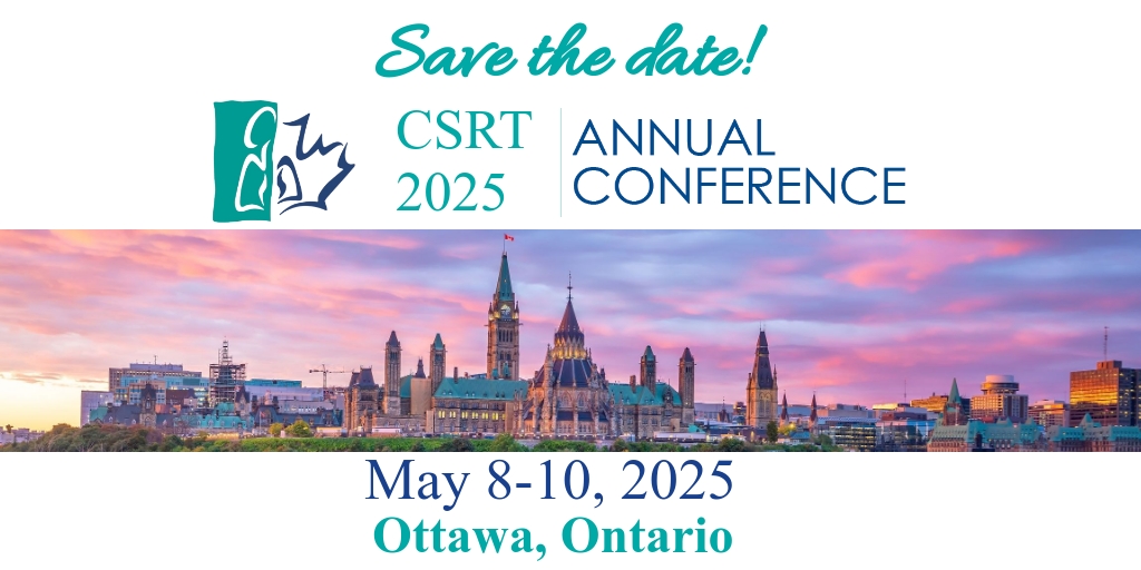 As #CSRT2024 draws to a close, we are so pleased to announce our conference location for #CSRT2025 - Ottawa, Ontario! We hope to see you there for top-notch #respiratorytherapy education, networking and more!