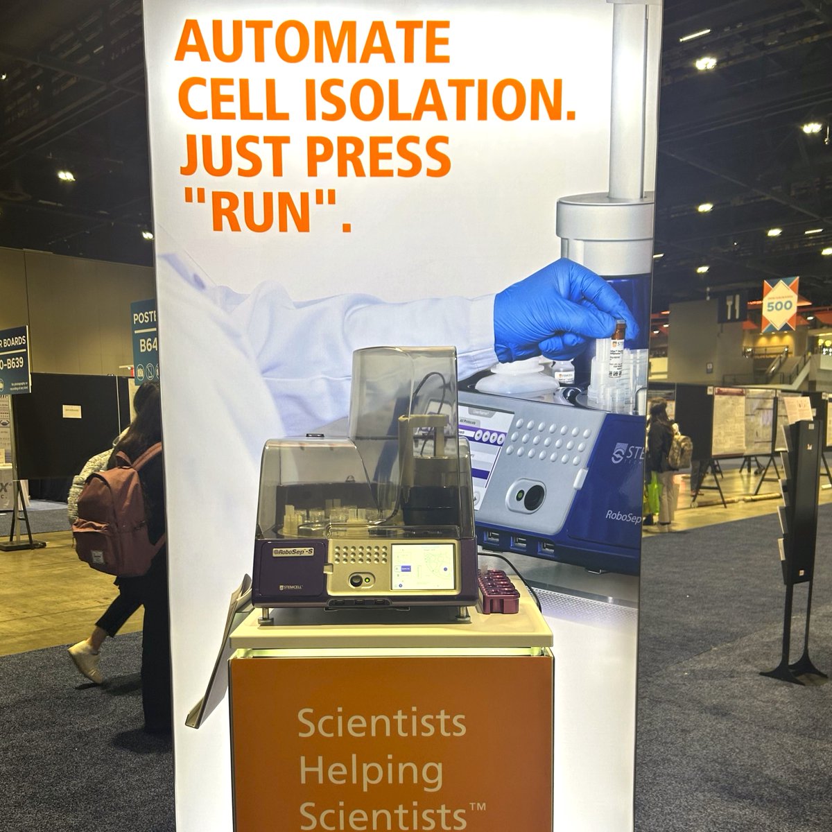 Tomorrow is the last day to see the RoboSep™-S at booth #603! 🤖 Automate your cell isolations and minimize sample handling with this hands-free system: bit.ly/44qCty9 #AAI2024