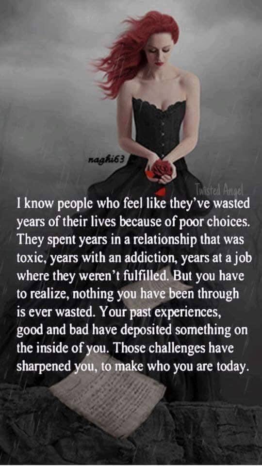 I did this for many years. Felt bad about poor choices personally and professionally until I realized even the bad made me who I am and so in that sense they all have worth.
