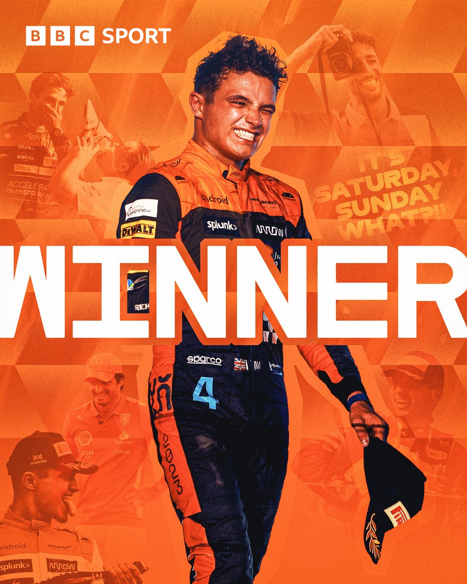 LANDO NORRIS HAS WON HIS FIRST EVER GRAND PRIX! 👊🔥🏎️

#BBCF1 #MiamiGP