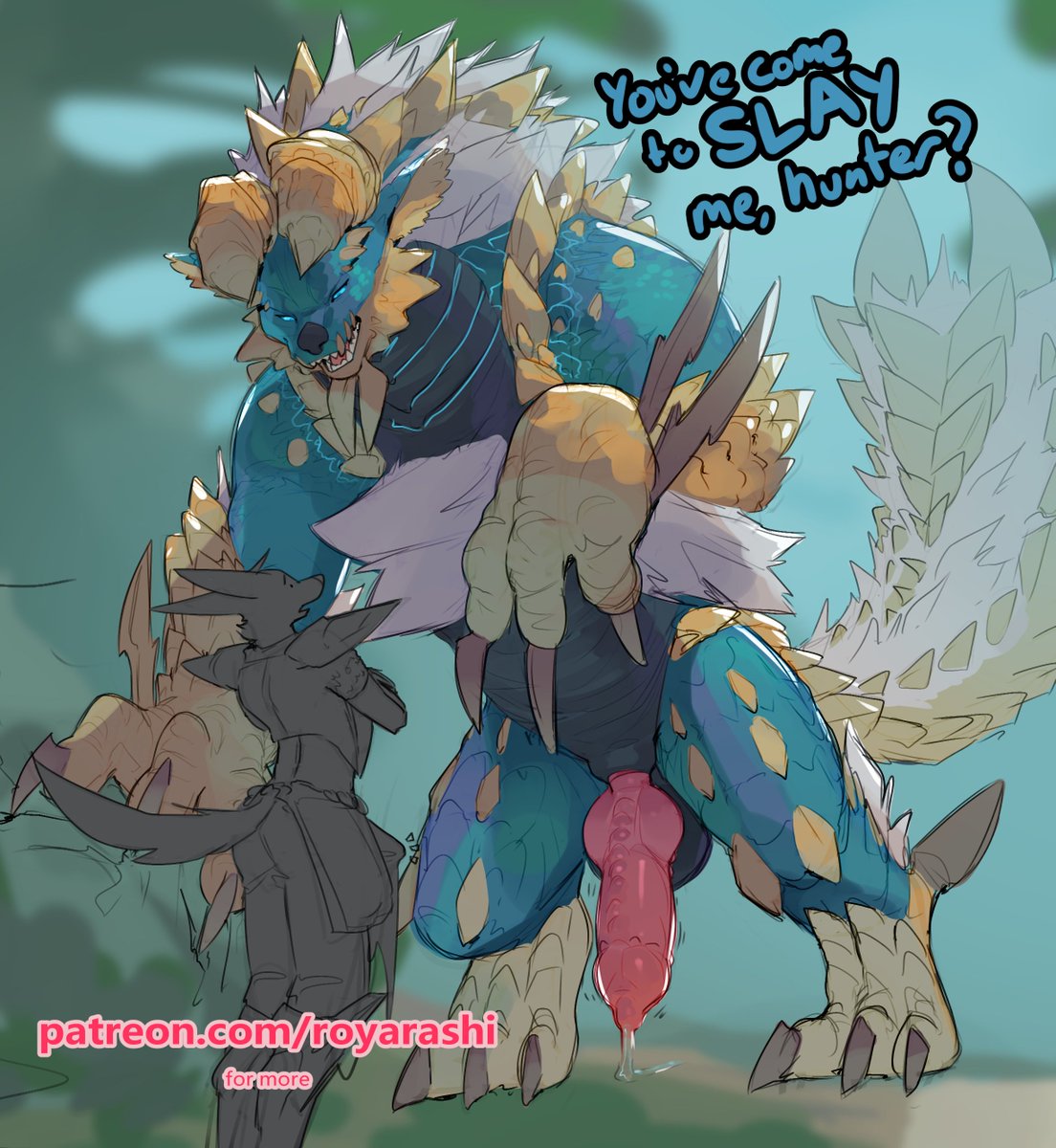 this one goes out to all the monster frickers out there zinogre for the people