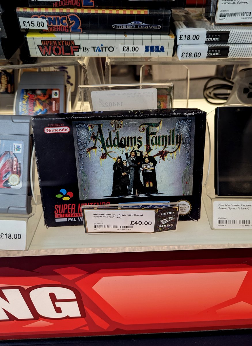 And for all these reasons, I have decided to scalp you and burn your village to the ground! :D haha #CEX #AddamsFamily #Nintendo #SuperNintendoEntertainmentSystem #SuperNintendo #Snes #Gaming #Retro #VideoGames #Gamer #RetroGaming #RetroGamer 

Follow :D

youtube.com/c/RetroCheatin…