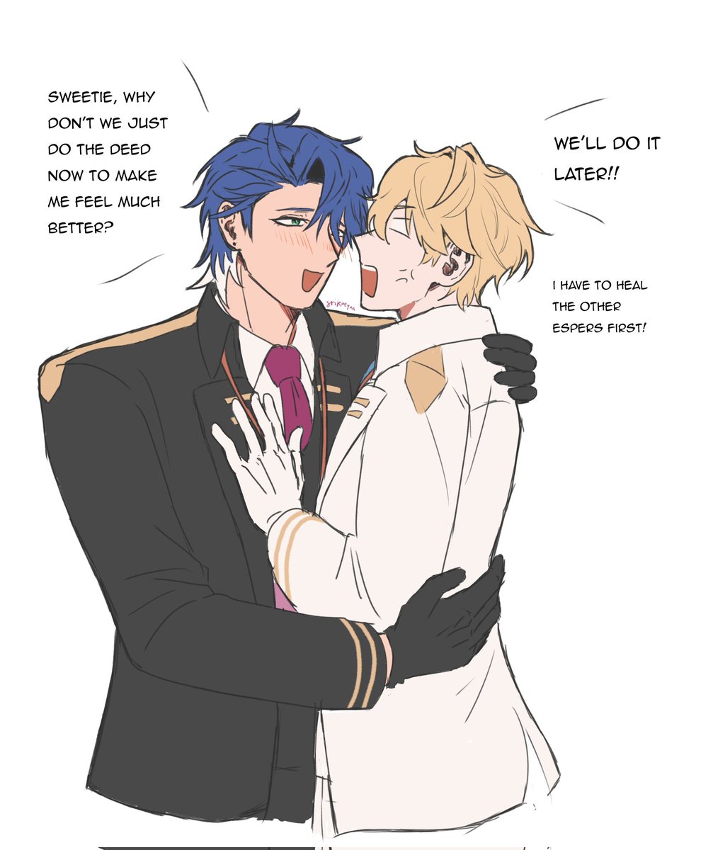 srikaeyaa's tweet image. Esper sampo and guide gepard au
#sampard