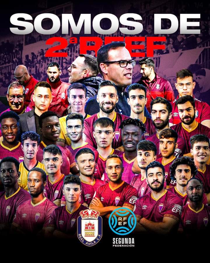 Pues el <a href="/RealAvilaCF/">Real Ávila CF</a> es de <a href="/segundarfefinfo/">Segunda Federación / RFEF Info</a> . Hoy me acuerdo de mi padre, que no ha podido vivirlo. Alguien que a mí hermano y a mí nos inculcó el amor por este equipo. Y que entre la copa del rey del <a href="/AthleticClub/">Athletic Club</a> y este ascenso del <a href="/RealAvilaCF/">Real Ávila CF</a> , estará contento allí arriba.