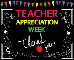 Well, this kicks off National Teacher Appreciation Week. We can’t thank you enough for what you do each and every day for children. You are the reason for this season! STO teachers you are simply amazing!