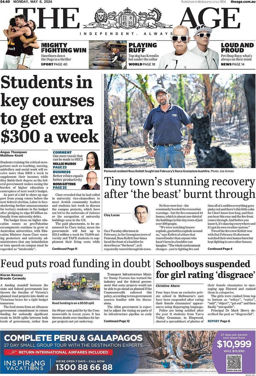 🇦🇺 Tiny Town's Stunning Recovery After The Beast Burnt Through

▫A bushfire wiped out one-third of the tiny Grampians town of Pomonal 12 weeks ago.
▫@ClayLucas

#frontpagestoday #Australia @theage