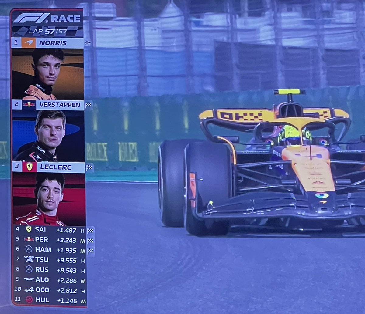 Witnessing History 🧡 I am so so happy that he won! He did a fantastic race, I’m so so happy for him 🥹🧡