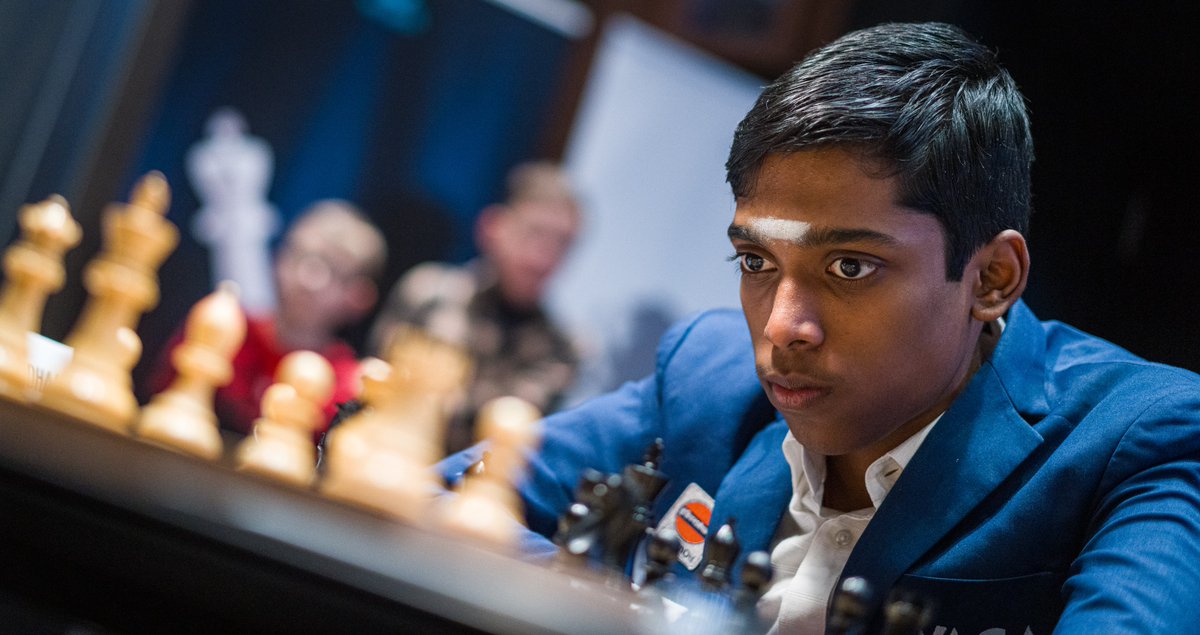 Another star in our chess firmament: @rpraggnachess will join us in Dubai!🌟 Will the prodigious talent Praggnanandhaa🇮🇳 demonstrate his strength and power? #wrchess #chess