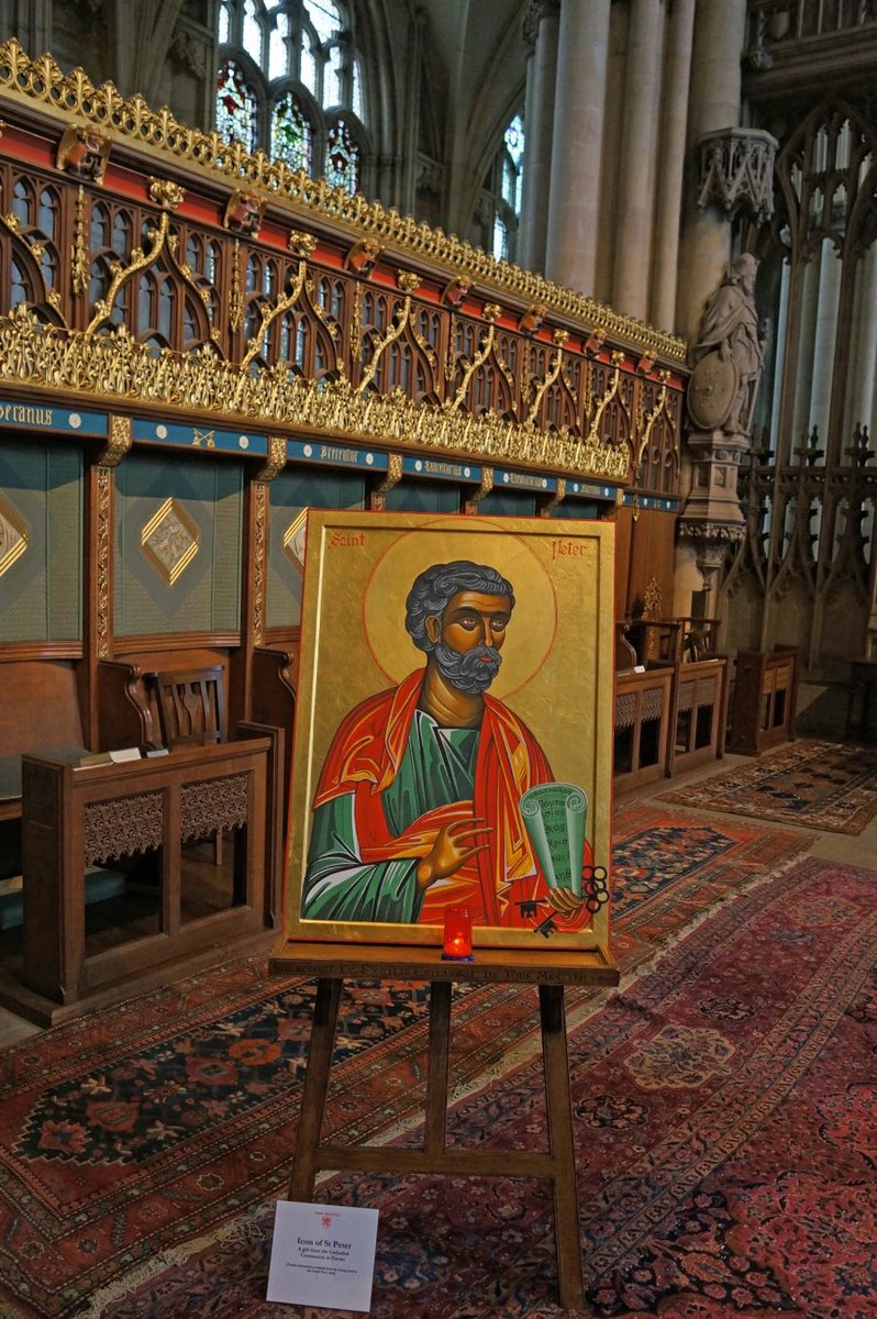 How very special that the icon of #StThomas in #StThomasFifthAvenue #NewYork is the work of #JohnColeman  as is the one of #StPeter in
@York_Minster , both being gifts from @ExeterCathedral
#thankfulness #moreincommon #twinning churchtimes.co.uk/articles/2021/…