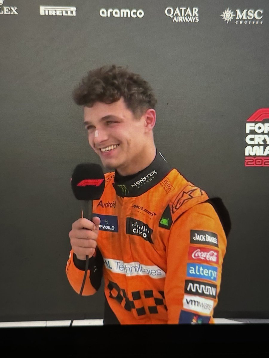 LNFOURS's tweet photo. LANDO NORRIS I AM SO PROUD OF YOU https://t.co/OqfxctR51g