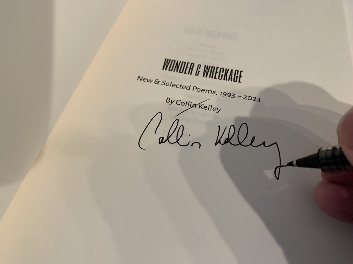 If you would like an autographed copy of “Wonder & Wreckage,” you can now get one directly from me. Signature-only or personalized inscriptions are available. The cost is $24 which includes shipping and handling. I accept PayPal, CashApp or Venmo. Please DM for instructions.
