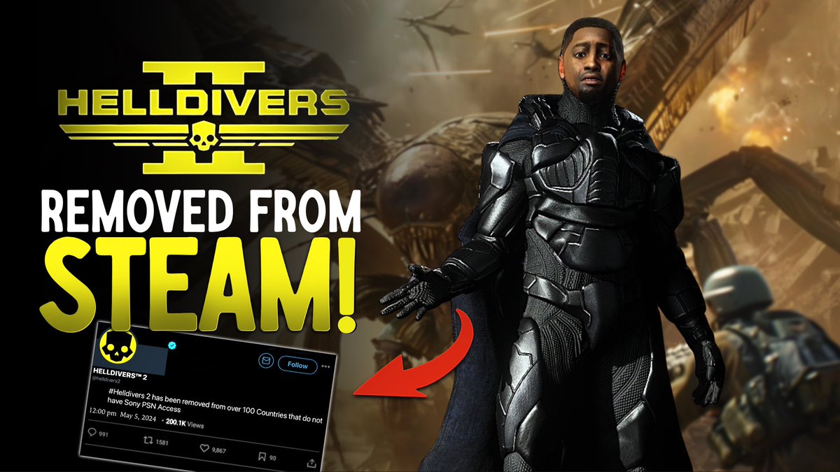 iDentity_US's tweet image. Things just got WORSE for the Helldivers 2 Player Base… youtu.be/JKnlvqlCLwA?si…

@helldivers2 #helldivers2update