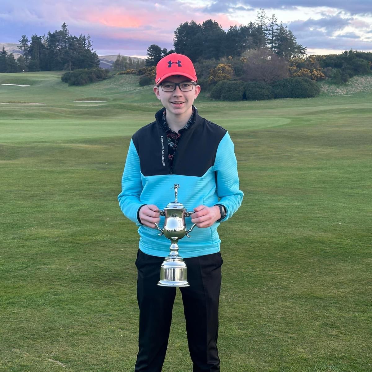 Great result for Max last weekend - 18 Hole Net Winner 🏆 at the first Junior Golf Scotland TopTracer series final played at Gleneagles on the King’s Course! ⛳️🏌🏽‍♂️@S4LHSYT @LHS_HWB
