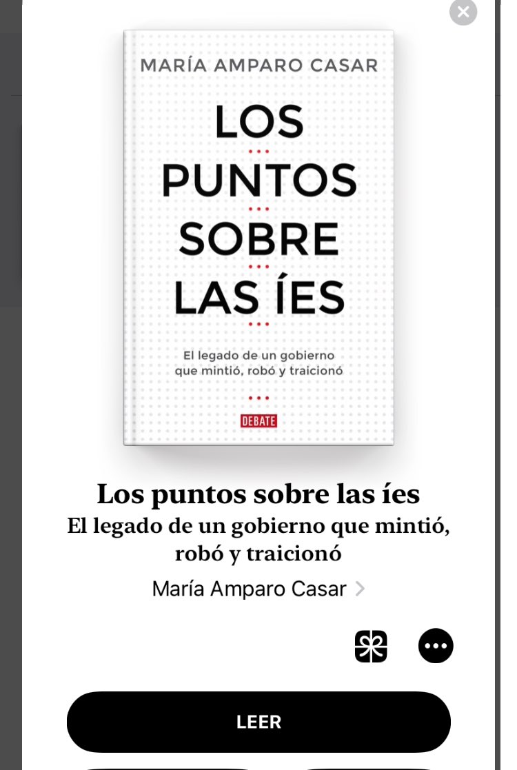 @MarcelaSaebL @amparocasar Aplaudo de pie!!! 👏🏿👏🏿👏🏿👏🏿👏🏿

Yo lo compré en iBook!! Ni sabía que existiera hasta antes de que @lopezobrador_ #NarcoPresidenteAMLO55 y @SEGOB_mx lo recomendaran ampliamente.